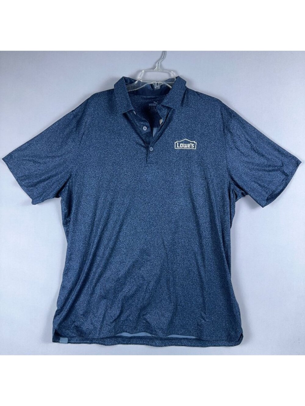 Puma Mens Polo Shirt Size XL Lowes Logo Evening Short Sleeve Was $75